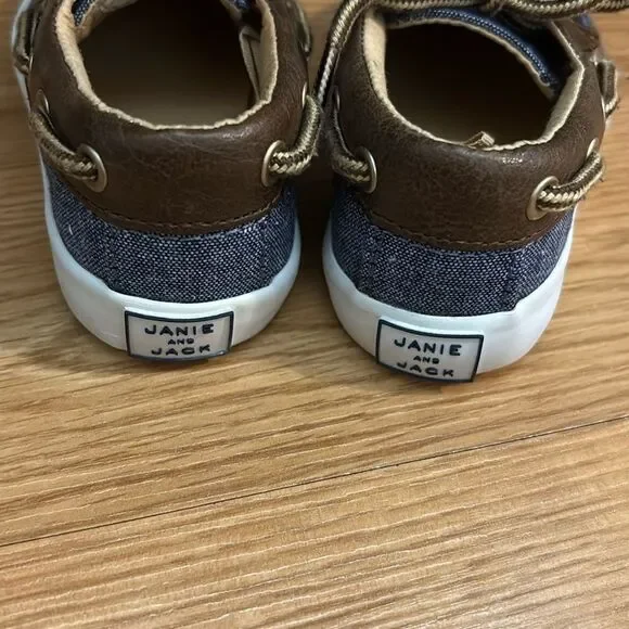 JANIE AND JACK BOY’S BOAT SHOES - Picture 4 of 6